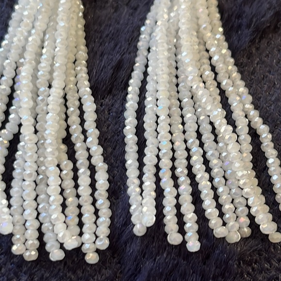 Natasha Iridescent Beads, Dangle Earrings - NWT - Picture 2 of 4